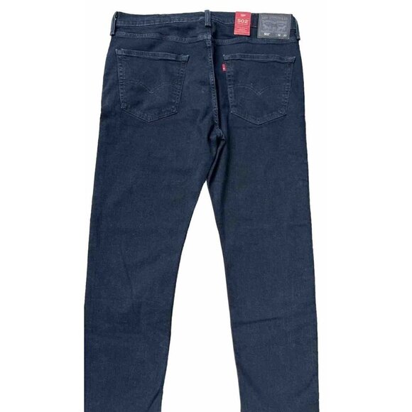 Levi's 502 Strauss Men's Tapered leg Navy Irregular Jeans Size W36 L30 - Picture 10 of 14